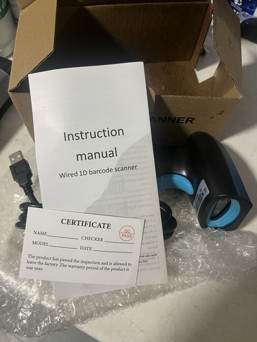 Barcode scanner wired new - barcode,