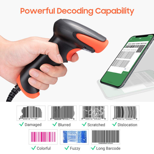 Tera barcode scanner ccd usb - barcode,