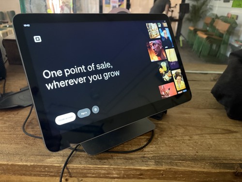 Square register pos - pos, card