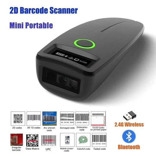 Barcode scanner mini 4g - scanner, 2.4g