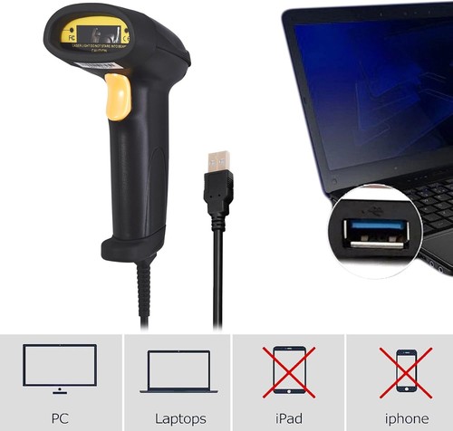 Proster barcode scanner usb - scanner,
